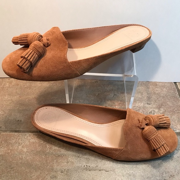 Tory Burch Shoes - New Tory Burch Salinas Tassel Slide Loafer Flat 8